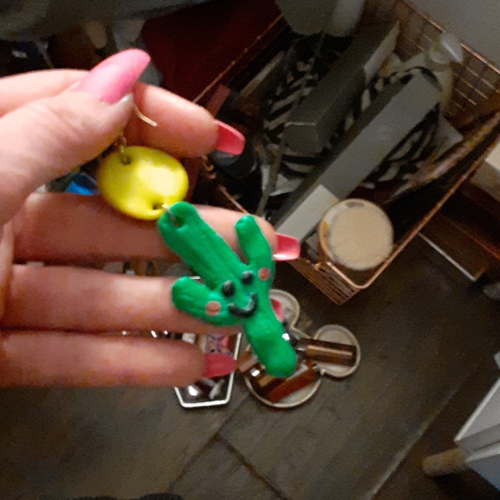 Cactus earrings